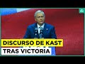 Primer discurso de José Antonio Kast como Presidente de Chile 🇨🇱