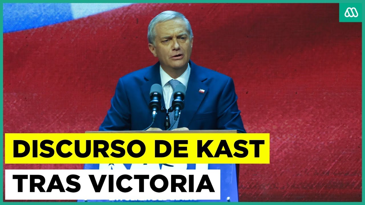 Revisa el primer discurso de José Antonio Kast tras ser electo Presidente de Chile