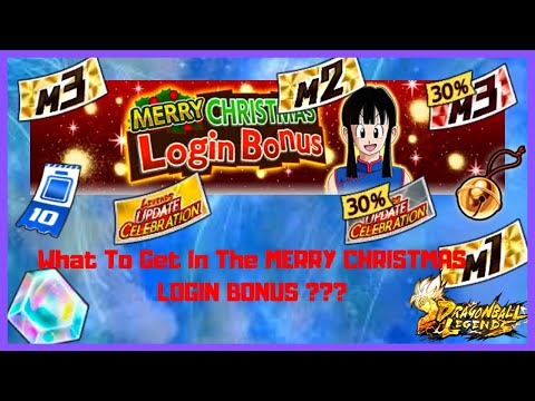 What To Pick In The Legends Merry Christmas Login Bonus // Dragon Ball Legends