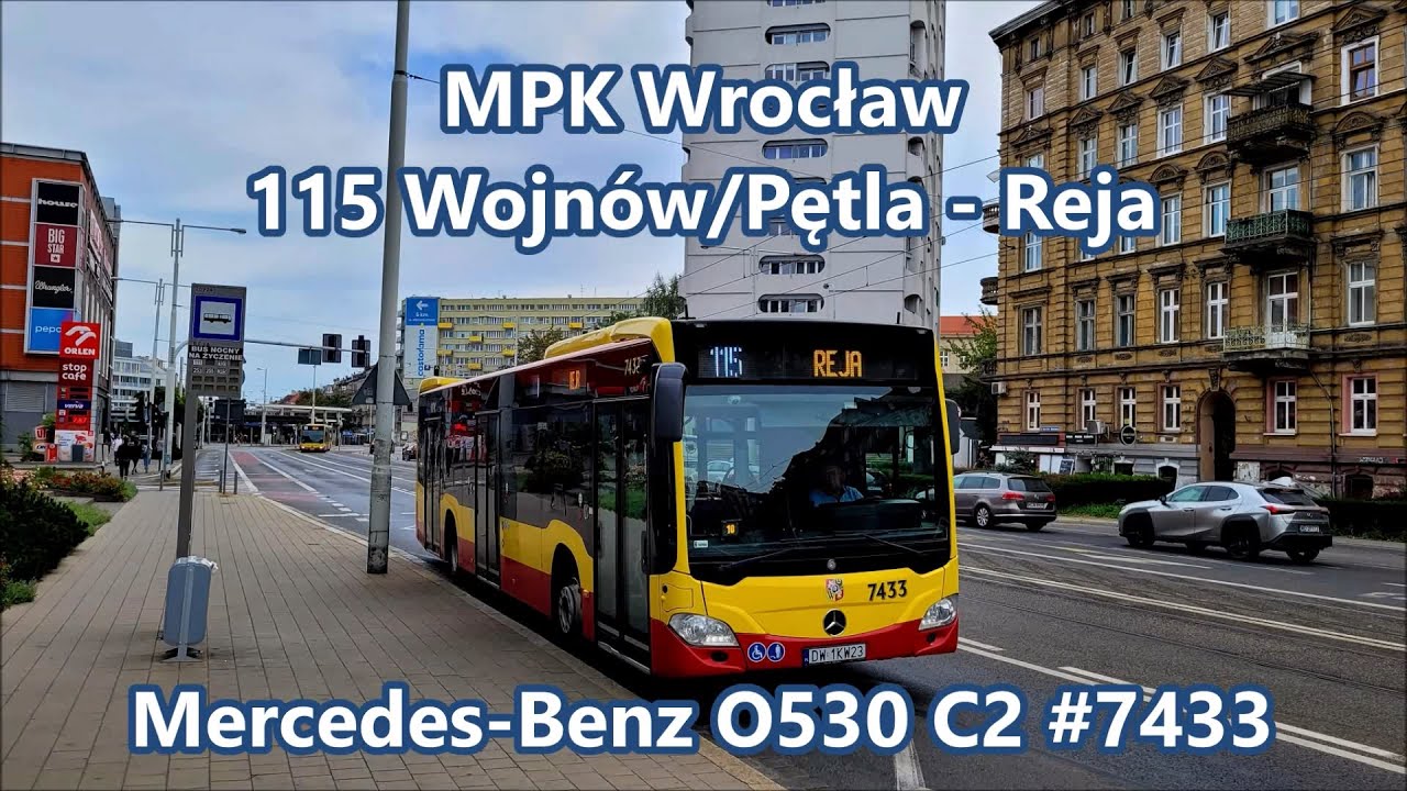 MPK Wrocław - linia 115, Mercedes-Benz O530 C2 #7433