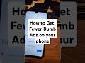Do THIS First to Get Less of those Weird Ads that Pop Up on Your Phone