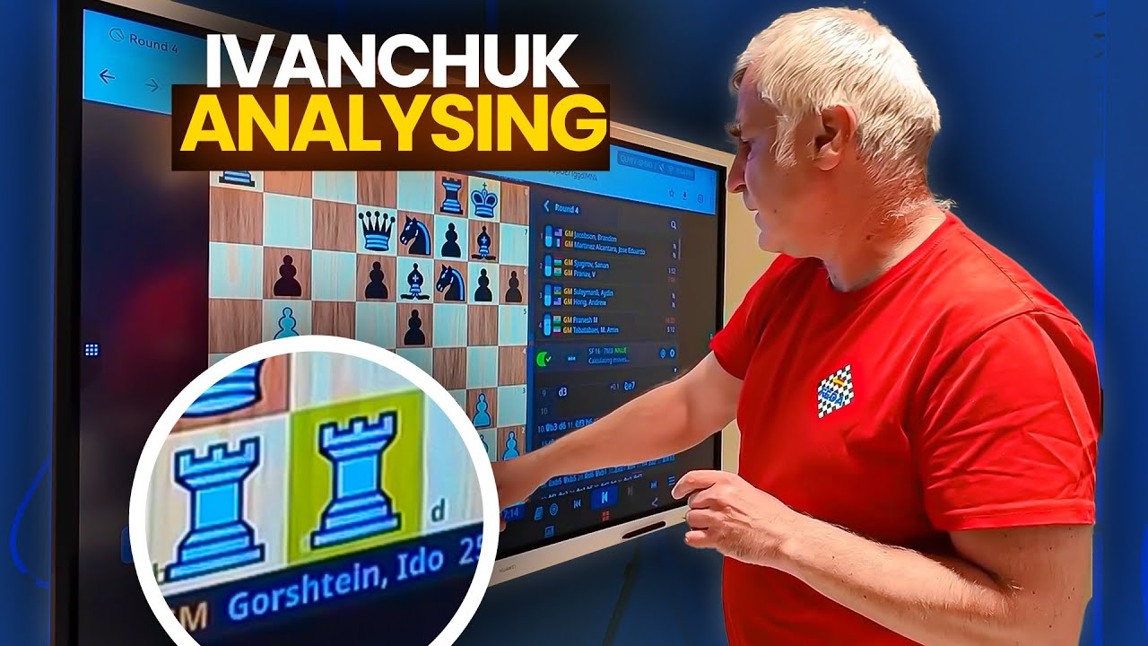56-year-old Vasyl Ivanchuk crushes his opponent in 36 moves | 1st Fujairah Global Superstars