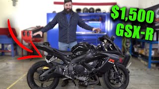 I Bought the Cheapest Suzuki GSXR at the Auction