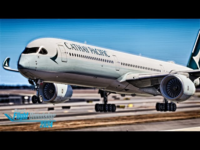 Hong Kong to New York Full Flight | Cathay Pacific A350