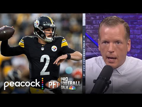 Mason Rudolph leads Steelers’ QB options if Rodgers can’t play | Pro Football Talk | NFL on NBC