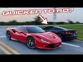 C8 Surprises F8? * Ferrari F8 Tributo 1/4 Mile Testing and Photoshoot with Corvette C8 Camera Car