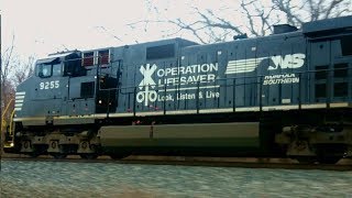 Chasing Norfolk Southern Operation Lifesaver Locomotive