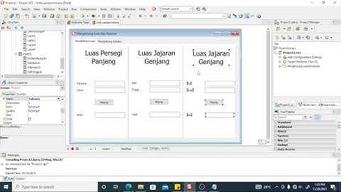 [DELPHI] - Membuat Aplikasi Hitung Luas dan Volume