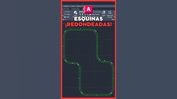 Cómo redondear esquinas en AutoCAD (tip secreto) 🤫 #autocad