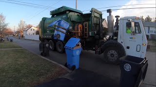WM ASL 104618 on post Xmas recycling at sunrise
