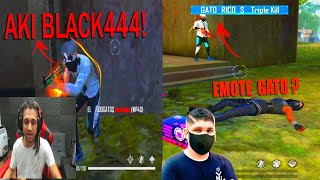 EL GATO VS BLACK444 NO 4X4 ! ! EL_BLACK444 ROLOU CONTRATO?   FREEFIRE