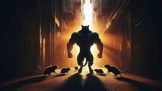 Hero Dad Cat Rescues Kitten From Rat Gang