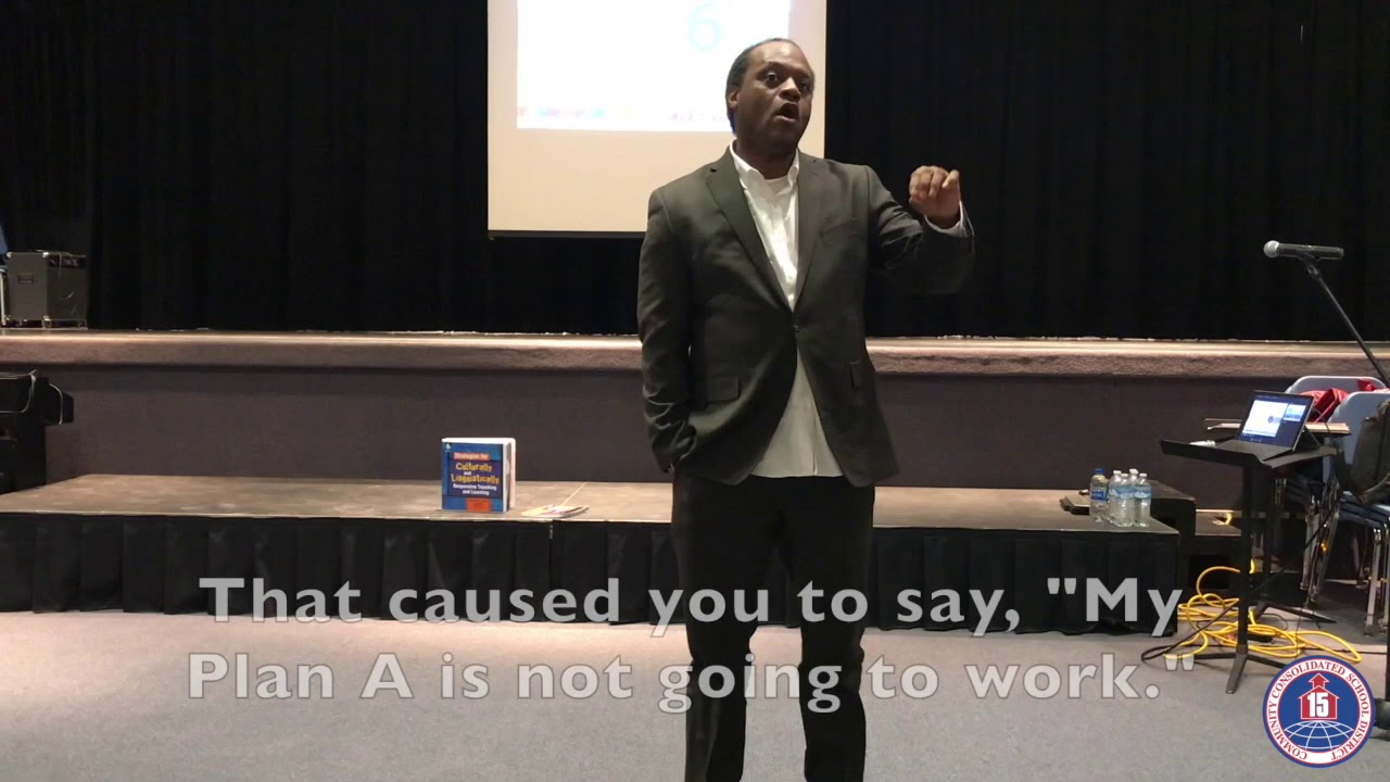 Dr. Sharroky Hollie at Sundling Junior High