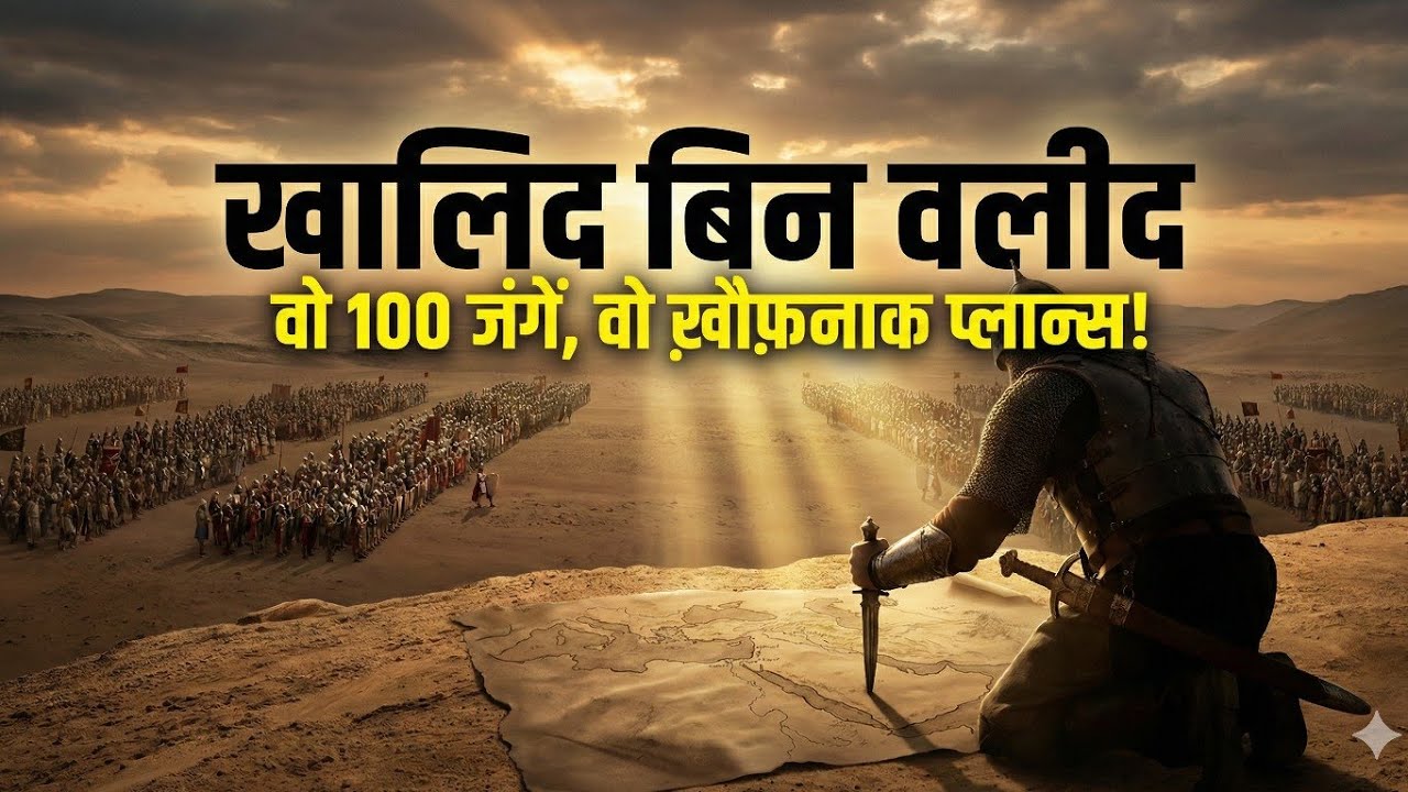 खालिद बिन वलीद: 100 जंगें, खौफनाक रणनीति | Sword of Allah | War Genius Documentary | 