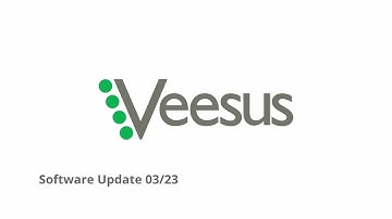 Veesus Software Update March 2023