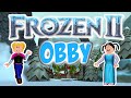 Ani y Ona ATRAPADAS en el bosque de FROZEN ¿Les ayudarán Anna y Elsa? ROBLOX OBBY