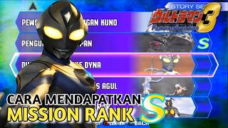 Tutorial Cara Mendapatkan MISSION Rank S - Ultraman Dyna VS Fake Dyna UF3 (PS2)