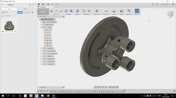 From CAD to prototype #1: 3D printed tripod in Fusion360