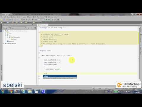 משפט תנאי if בשפת התיכנות Scala