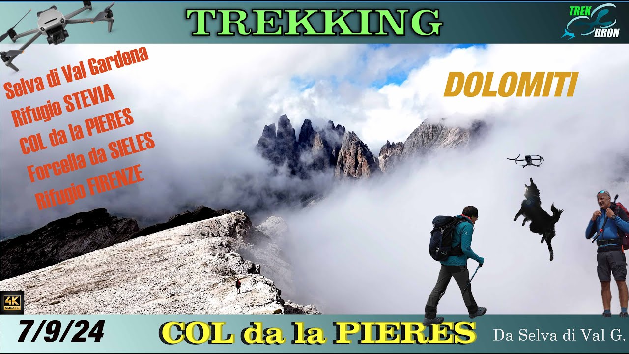 COL da la PIERES  IL TERRAZZO SULLE ODLE    facciamo il giro completo