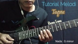 Tutorial Melodi || Taqwa || Rhoma Irama || Nada Dasar G minor