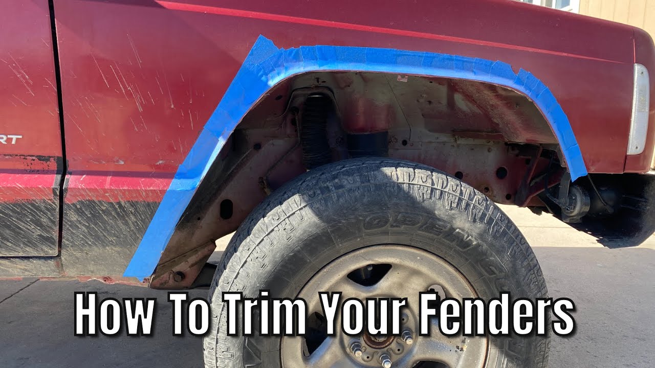 How To Trim Front Fenders On Your Jeep XJ YouTube