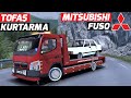 TOFAŞI ÇEKİCİ İLE ÇEKİYORUZ // MITSUBISHI FUSO KURTARICI MODU !!