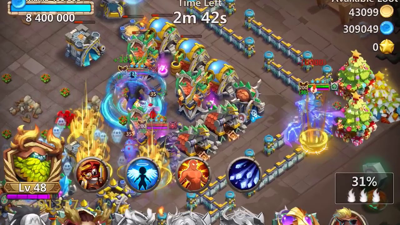 Hereforce Burd vs. Judicious Fire (1.79 mil End Game Guild base)