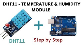 dht11 temperature and humidity sensor module with arduino tutorial