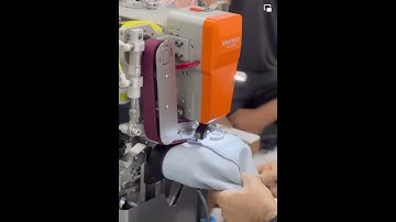 Fully automatic bottom hem machine for garment factory!