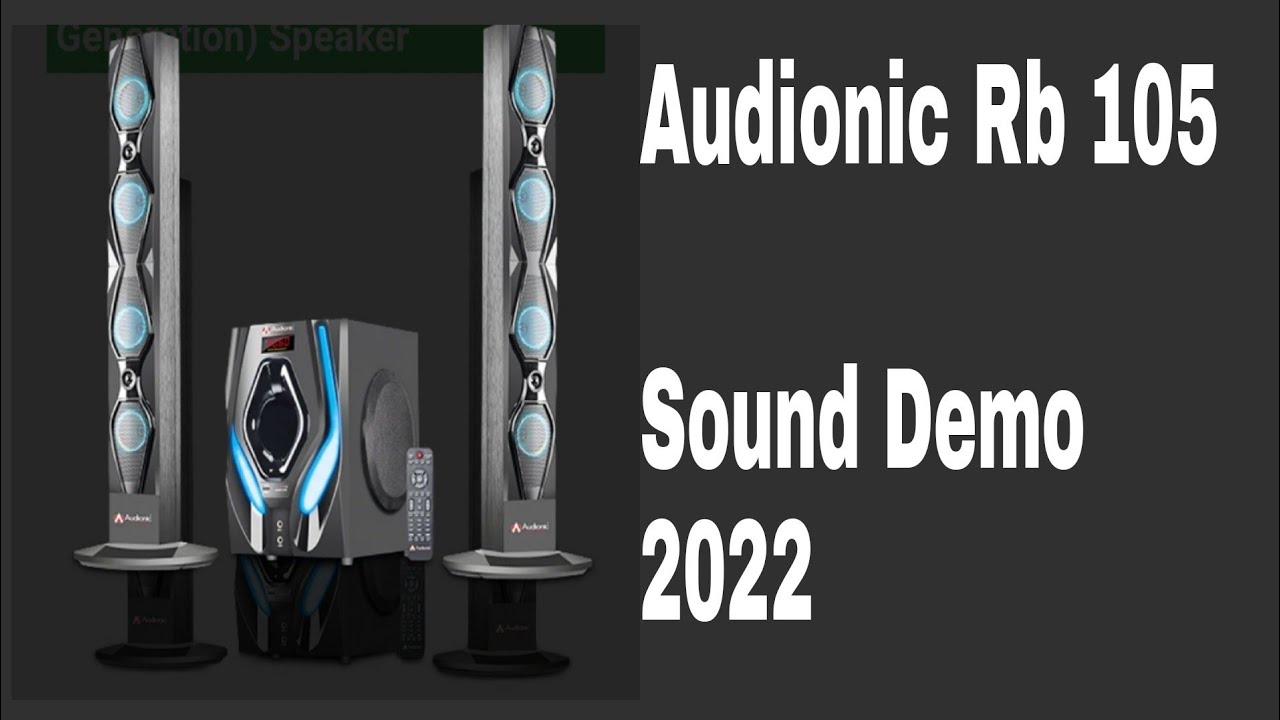 Audionic Rb105 SoundDemo live ( @redonwebtv7300 ) - YouTube