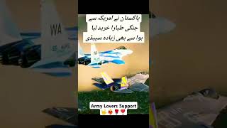 Pakistan Buy High Speedy Fighter Aircraft From America