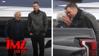 Tom Brady Gives A Warm Hug To Robert Kraft Amidst Allegations | TMZ TV