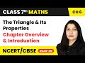 The Triangle and Its Properties - Chapter Overview and Introduction | Class 7 Maths Ch 6 | CBSE