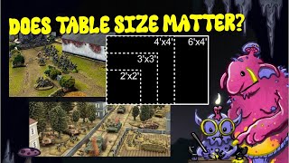 Give your game room to breathe. Table size matters...sadly.
