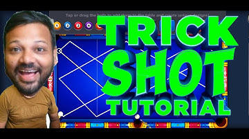 Trick Shot Tutorial .Calculated shot in 8 ball pool