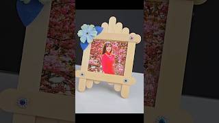 DIY Photo Frame With OLD Popsicle Sticks | Ice Cream Stick #diy #shorts #crafts