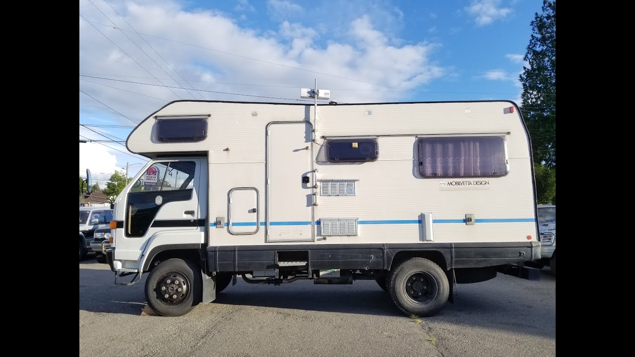 Off Road Camper Overland Isuzu Elf 1990 Turbo Diesel 4x4 Rhd For Sale Seattle Wa Youtube