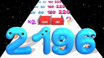 Number Master Run - Unlock All Numbers 3D Level Up Satisfying ASMR Gameplay (Math Games, Updated 02)