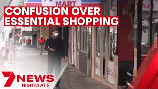 Sydney COVID-19 Lockdown: Confusion over what essential shopping means | 7NEWS