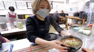 着席→即提供！美味い！安い！名古屋の爆速回転うどんそば屋がハンパない丨Japanese Street Food