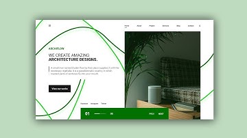 Web Design Speed Art #32 – Architecture and Art Website [Adobe XD]