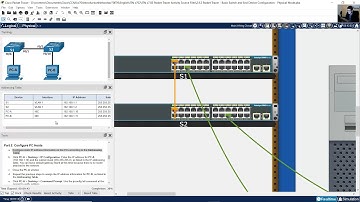 2.9.2 Packet Tracer - Basic Switch and End Device Configuration - Physical Mode