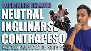 Posición del cuerpo en moto - Respuesta al video de Fortnine 🏍  Ep.#45