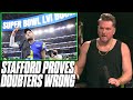 Stafford Proves Doubters Wrong, Take Rams To Super Bowl In First Year | Pat McAfee Reacts