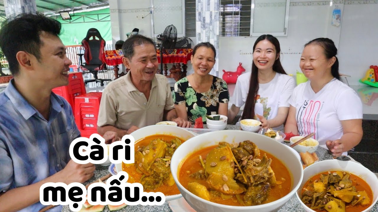 Được Bữa Mẹ Nấu Cà Ri Vịt Xiêm, Cả Nhà Ăn Khen Ngon Mẹ Vui Quá Chừng Luôn