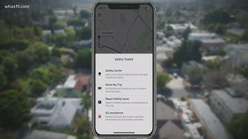 Uber App safety feature allows riders to report unsafe behavior in real-time
