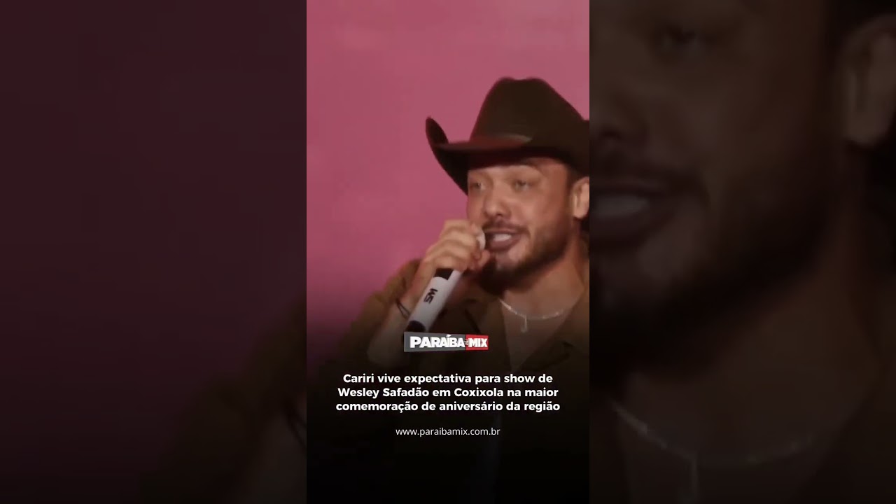 Cariri vive expectativa para show de WS em Coxixola na maior comemoração de aniversário da região