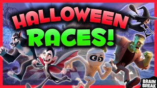 🎃Halloween Icon Showdown: Race & Just Dance for the Ultimate Spooky Victory! 🕺👻 Brain Break for kids