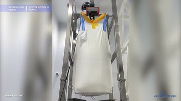 Big Bag Discharge Station on load cells - AGIERRE